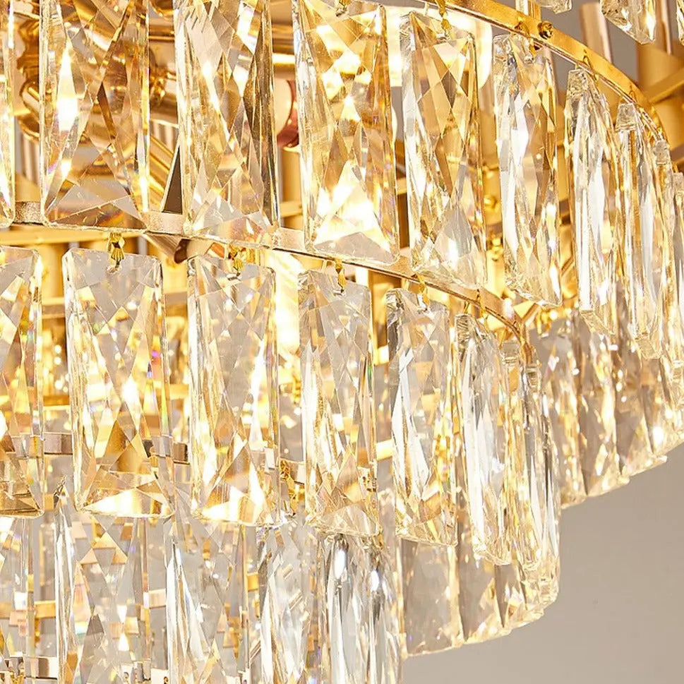 Postmodern Oval Crystal Designer Chandelier ChandeliersLife®