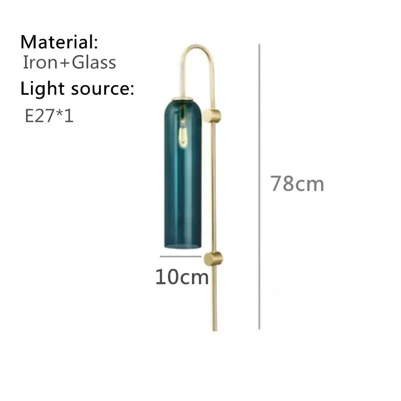 Nordic Glass Shade Wall Lamp ChandeliersLife®