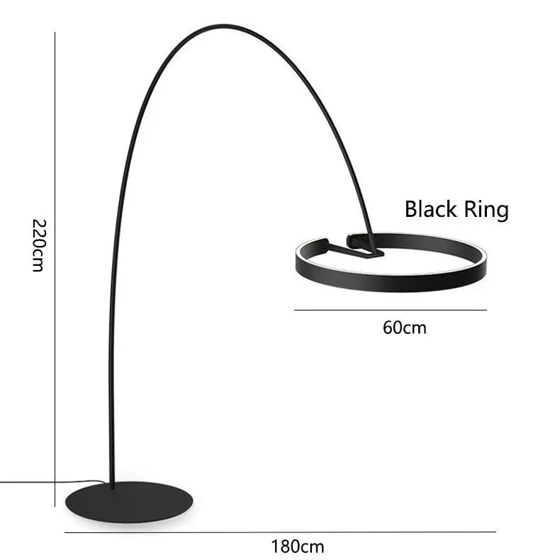 LED Light Round Rings Style Floor Lamp ChandeliersLife®