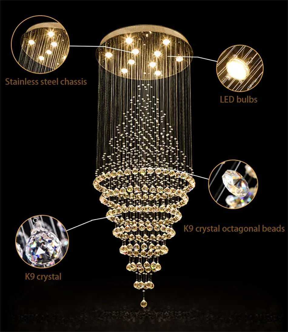 Modern Dropcrystal Chandelier ChandeliersLife®