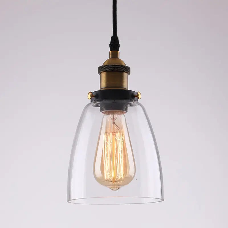 Industrial Retro Smoky Glass Vintage Pendant Lights ChandeliersLife®