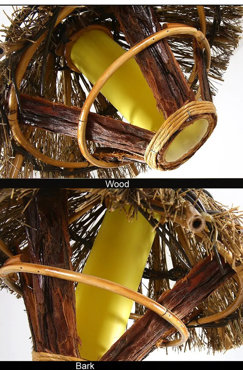 Retro Loft Bamboo Art Hanging Lamp ChandeliersLife®