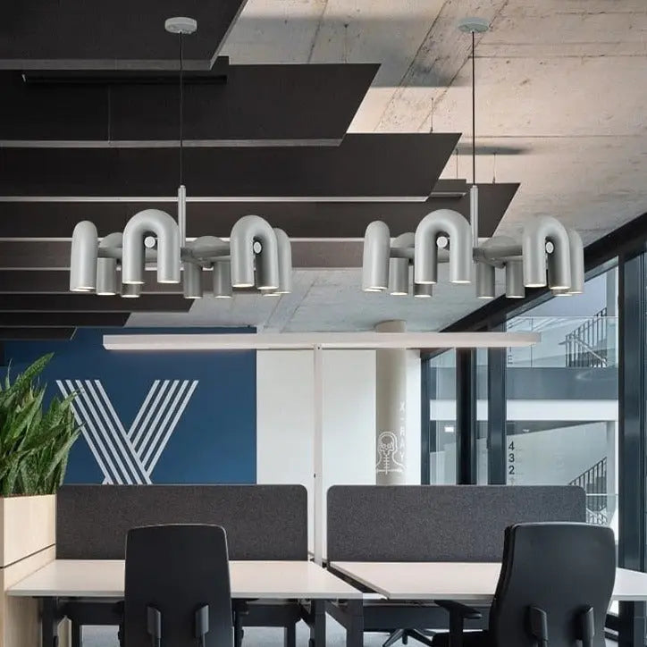 Nordic Creative Macaron U Shape Chandeliers ChandeliersLife®