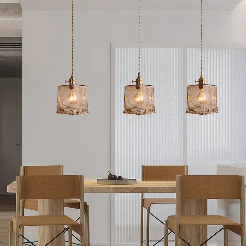 Modern Brass Glass Pendant Lights ChandeliersLife®