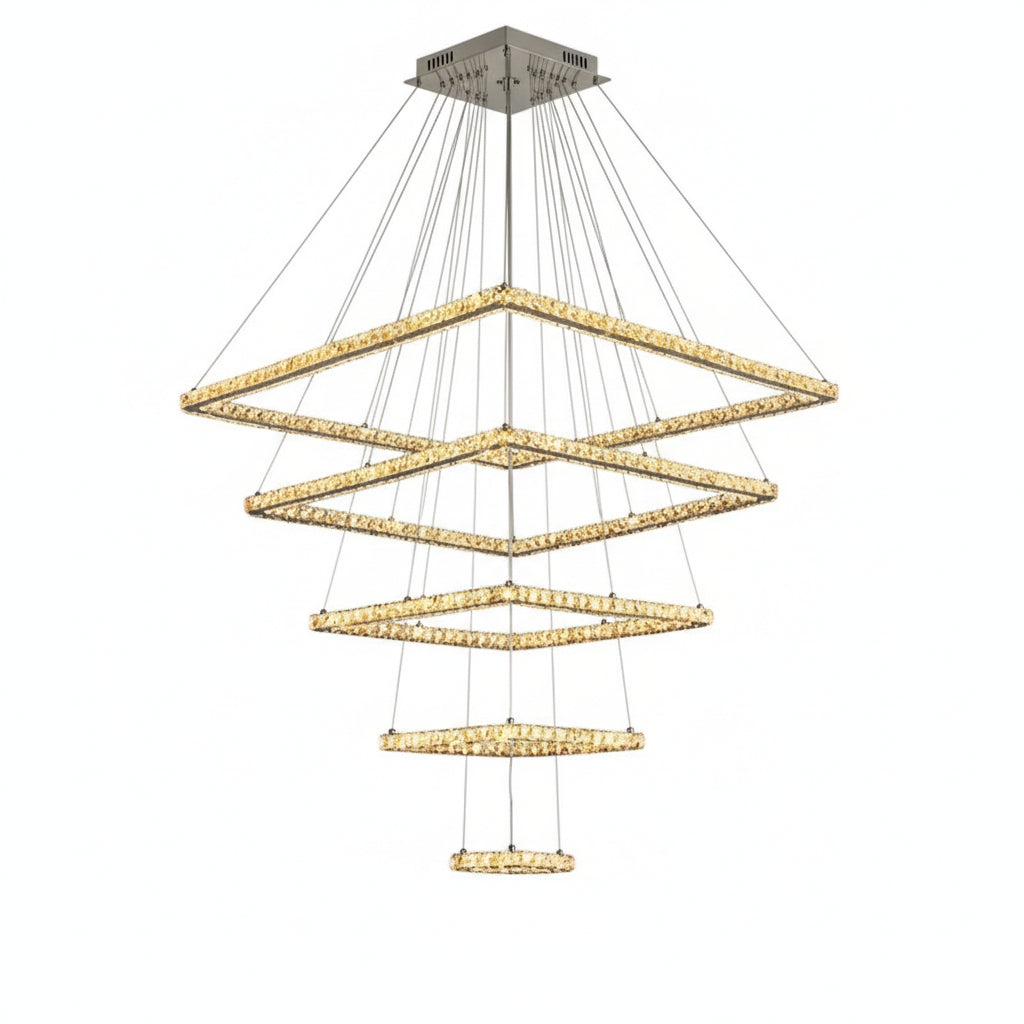 Modern Crystal Square Pendant Light ChandeliersLife®