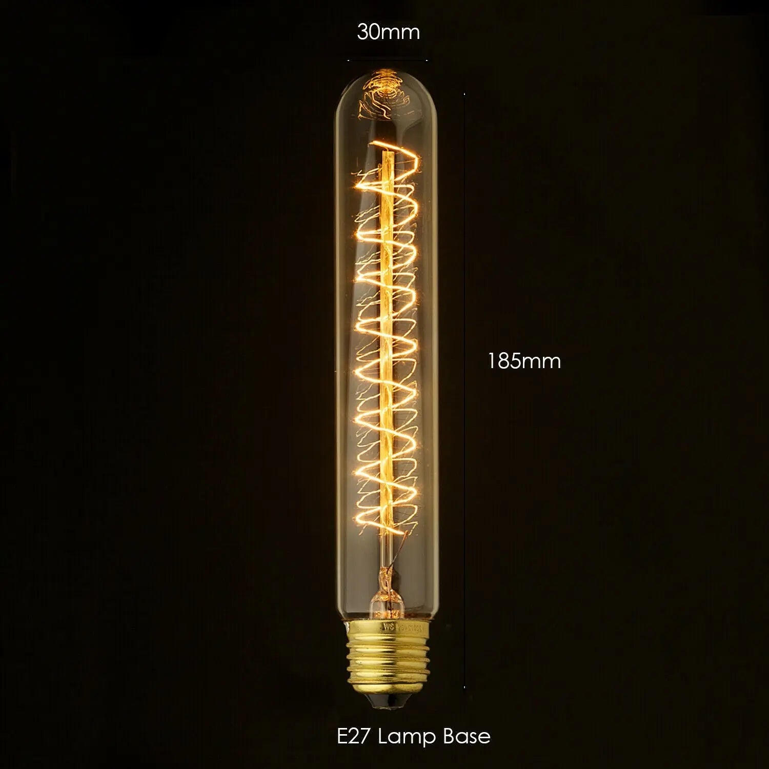 60W Antique Filament Spiral Light Bulb