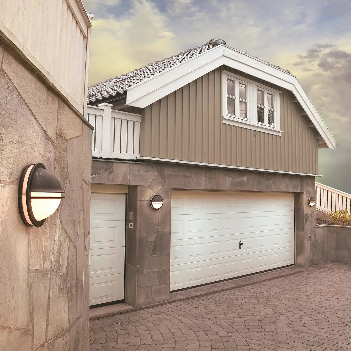 Berlin 1 Light Wall Light Elstead Lighting