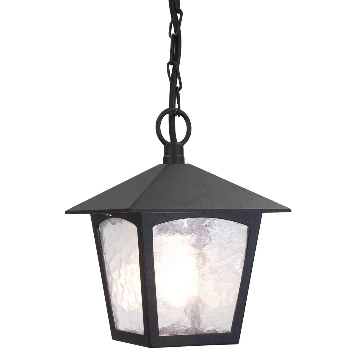 York 1 Light Porch Chain Lantern Elstead Lighting