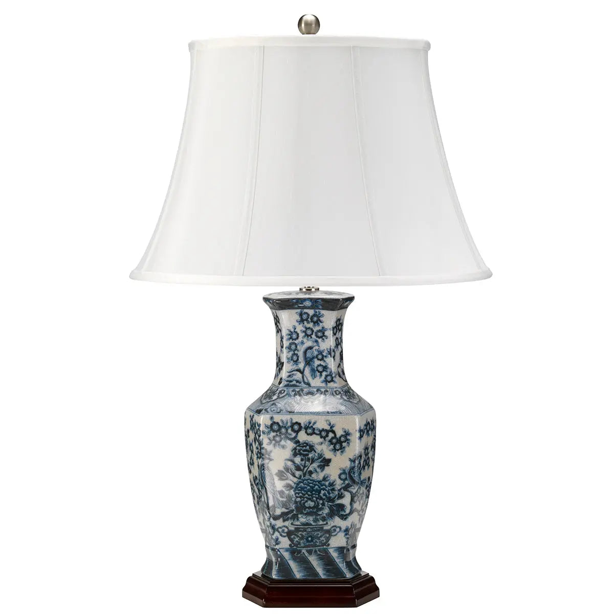 Blue Hex Table Lamp Elstead Lighting