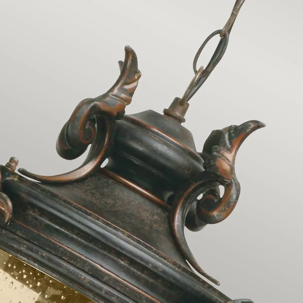 Baltimore 1 Light Large Chain Lantern Elstead Lighting