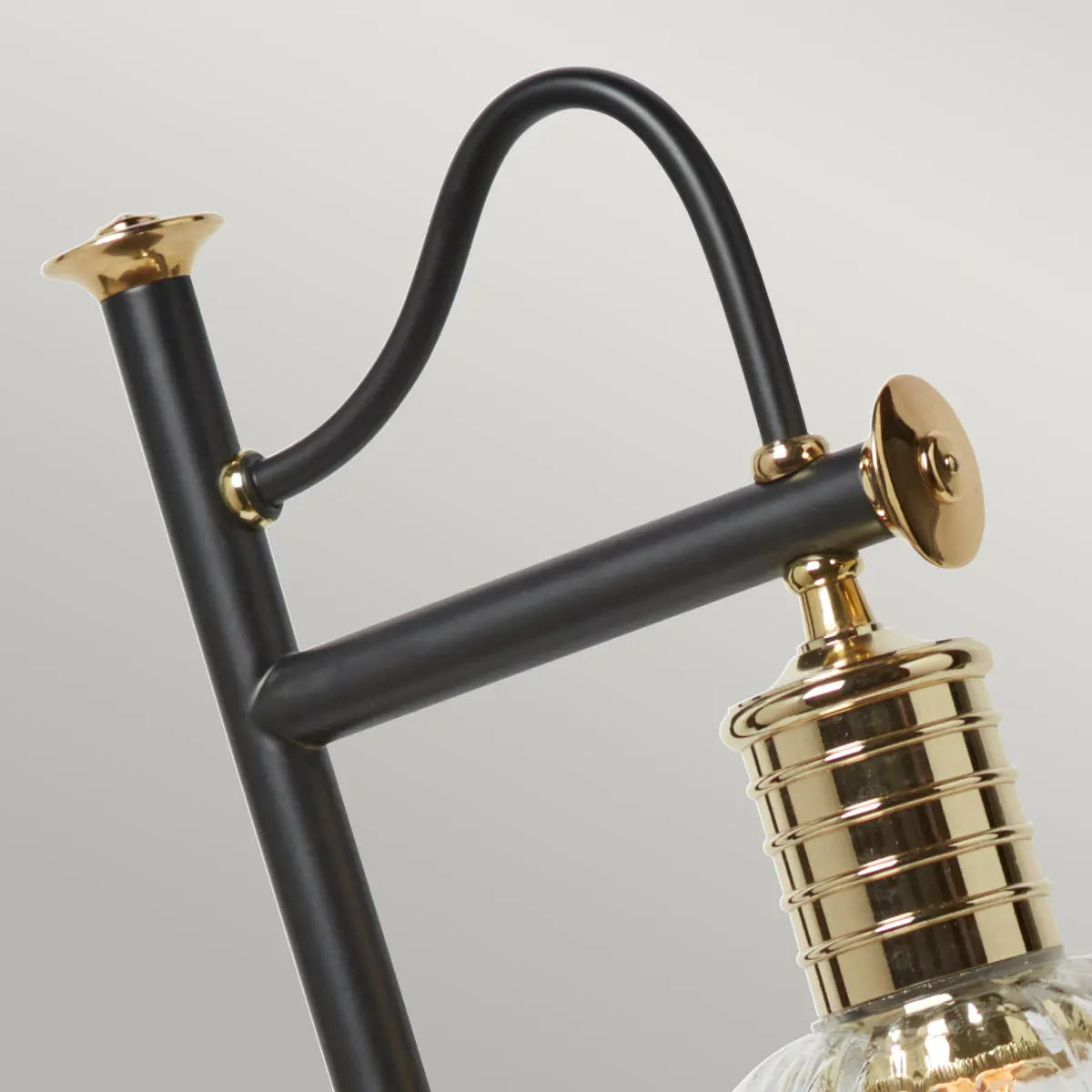 Douille Table Lamp - Black/Polished Brass Elstead Lighting