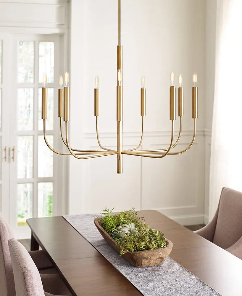 Brianna 9 Light Chandelier Elstead Lighting